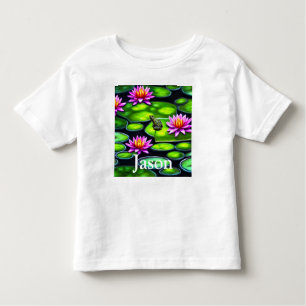 Camiseta Pequeno Sapo no Lily Pad