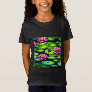 Camiseta Pequeno Sapo no Lily Pad
