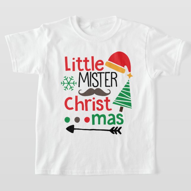 Camiseta Pequeno Senhor Natal (Postura )