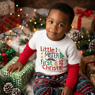Camiseta Pequeno Senhor Primeiro Natal