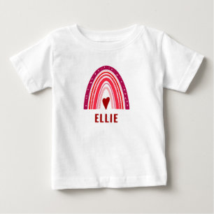 Camiseta Pequeno Sweetheart Boho Namorados Rainbow