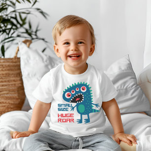 Camiseta Pequeno tamanho rugido enorme