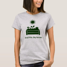 Camiseta Pequeno Terreno Grande Colheita Jardineiro Urbano 