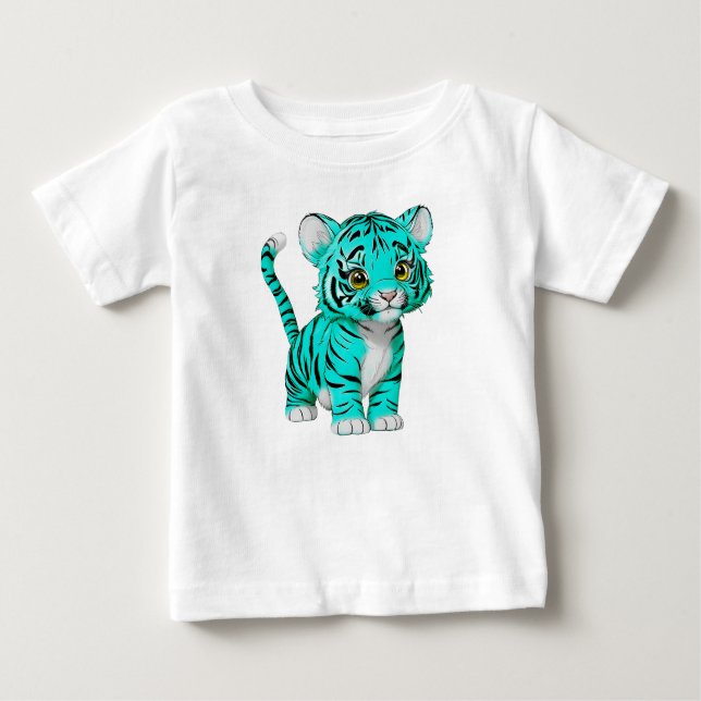 Camiseta Pequeno Tigre (Frente)