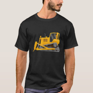 Camiseta Pequeno Trabalhador - Traço de Escavador de Bulldo