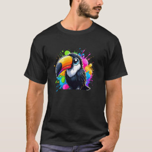 Camiseta Pequeno Turiano Com Placas Coloridas Pinta Pinta A