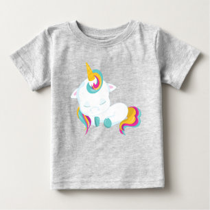 Camiseta Pequeno Unicórnio, Unicórnio Dormindo, Unicórnio M