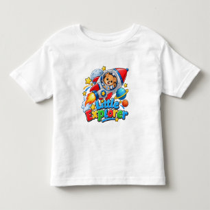 Camiseta Pequeno Urso Explorador (Menino)