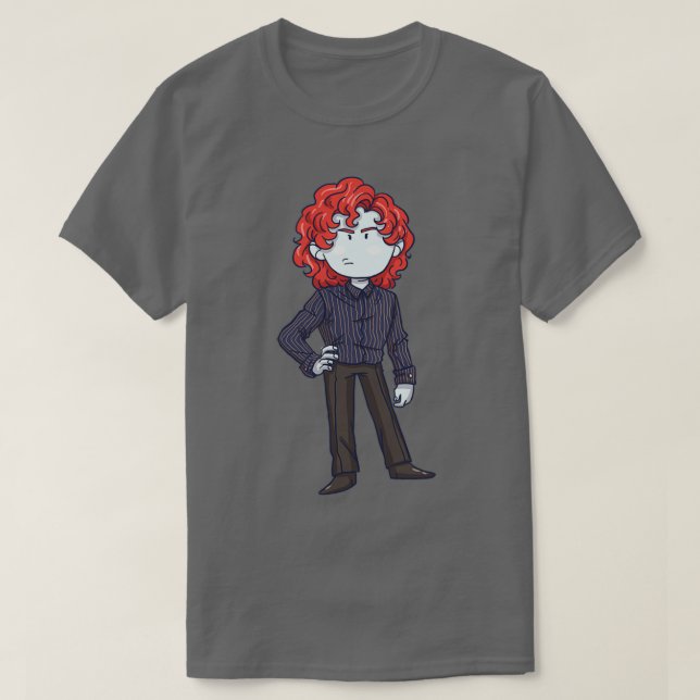 Camiseta Pequeno Vampiro Ruivo (Frente do Design)