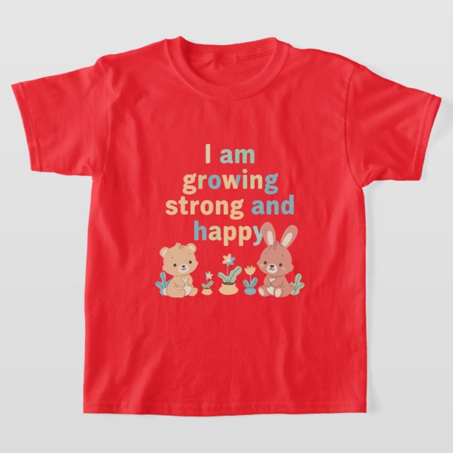 Camiseta Pequenos Aprendizes Felizes Mensagem de Cresciment (Postura )