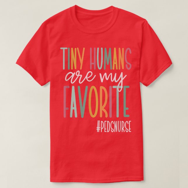 Camiseta Pequenos Humanos São Meus Enfermeiros De Peds Favo (Frente do Design)