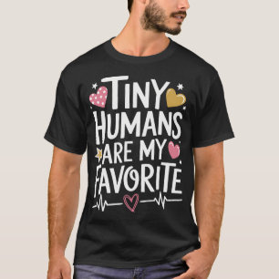Camiseta Pequenos Humanos São Minha Enfermeira Pediátrica F