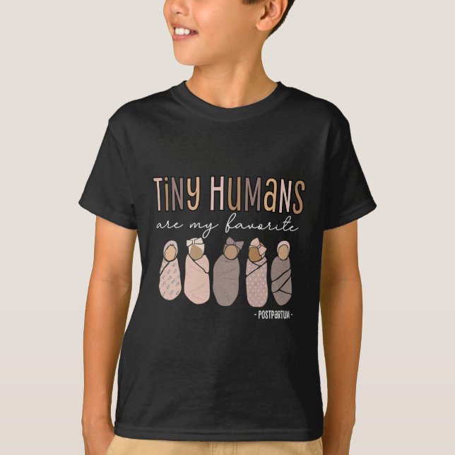 Camiseta Pequenos Humanos São Minha Maternidade Pós-Parto F (Frente)