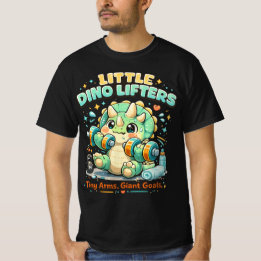 Camiseta Pequenos Levantadores de Dinossauros 8KG | Braços
