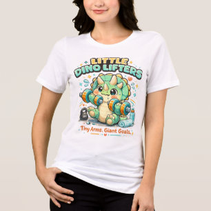 Camiseta Pequenos Levantadores de Dinossauros 8KG Braços