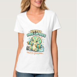 Camiseta Pequenos Levantadores de Dinossauros 8KG | Braços
