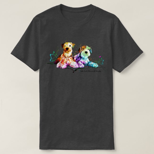 Camiseta Pequenos Lordes Schnauzy E Schnuffy (Frente do Design)