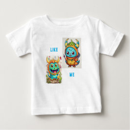 Camiseta Pequenos Monstros Adoráveis: Edição Bebê