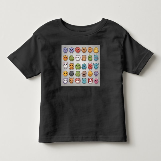 Camiseta Pequenos monstros bonitos (Frente)
