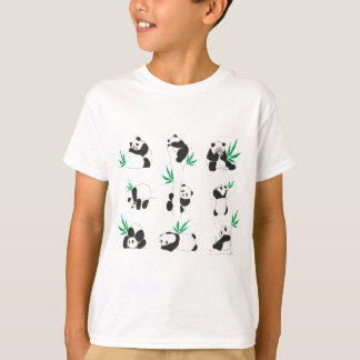 Camiseta Pequenos pandas bonitos