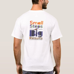 Camiseta Pequenos Passos Grandes Resultados