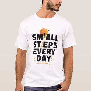 Camiseta Pequenos Passos Todos os Dias