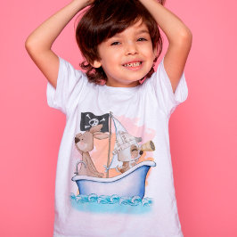 Camiseta Pequenos piratas bonitos