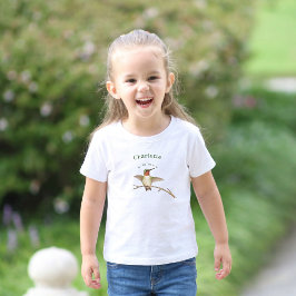 Camiseta Pequenos Polinizadores Personalizados Nascidos Par