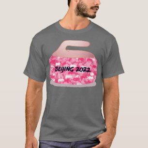 Camiseta Pequim 2022 Esportes de inverno Pedra de Curling