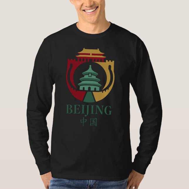 Camiseta Pequim China Ásia (Frente)