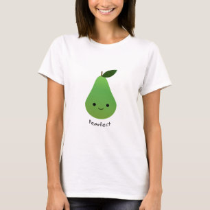 Camiseta Pera Branca e Funny Pearfect