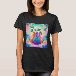 Camiseta pera colorida