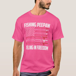 Camiseta Pera De Pesca 4 De Julho, Bandeira Dos Estados Uni