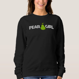 Camiseta Pera Desenhos Para Meninas Crianças Jardinagem Veg