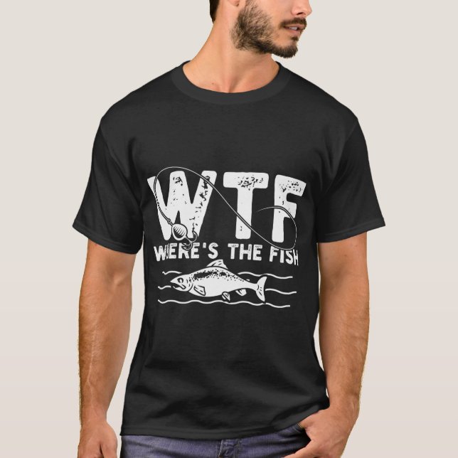 Camiseta Perca do Lago de Genebra Perdida Pesca de Perca (Frente)