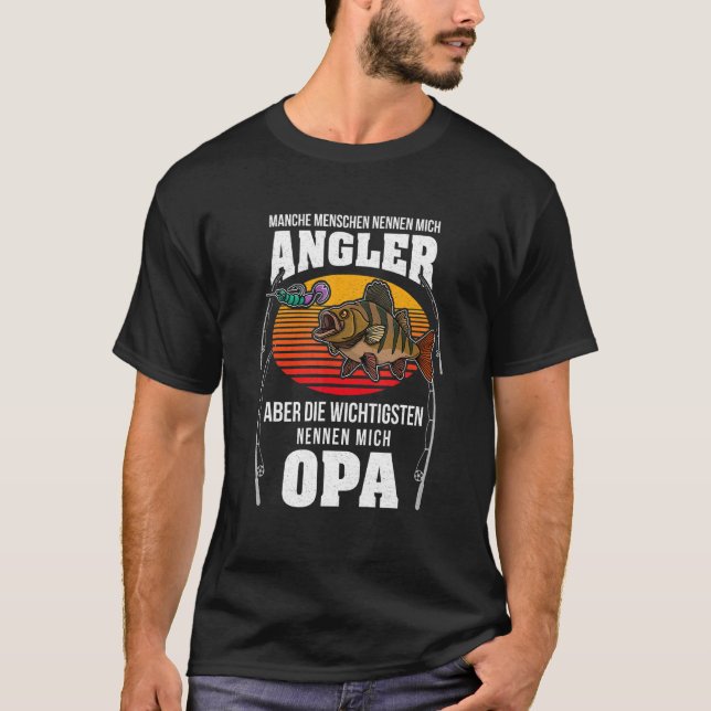 Camiseta Perca Lúcio Perca Humor Pesca (Frente)