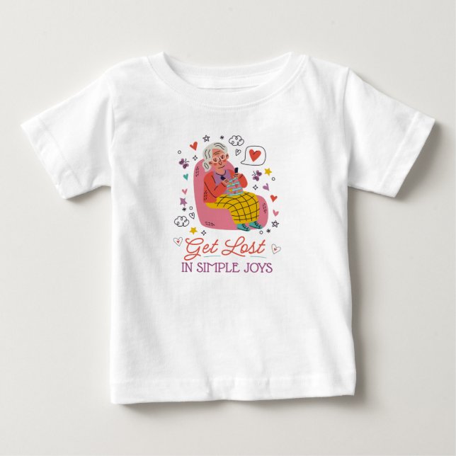 Camiseta Perca-se em Alegrias Simples (Frente)