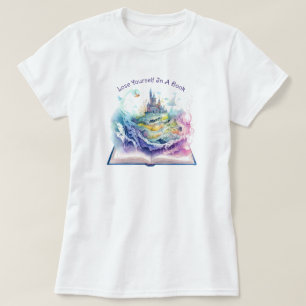 Camiseta Perca-se Em Um Livro