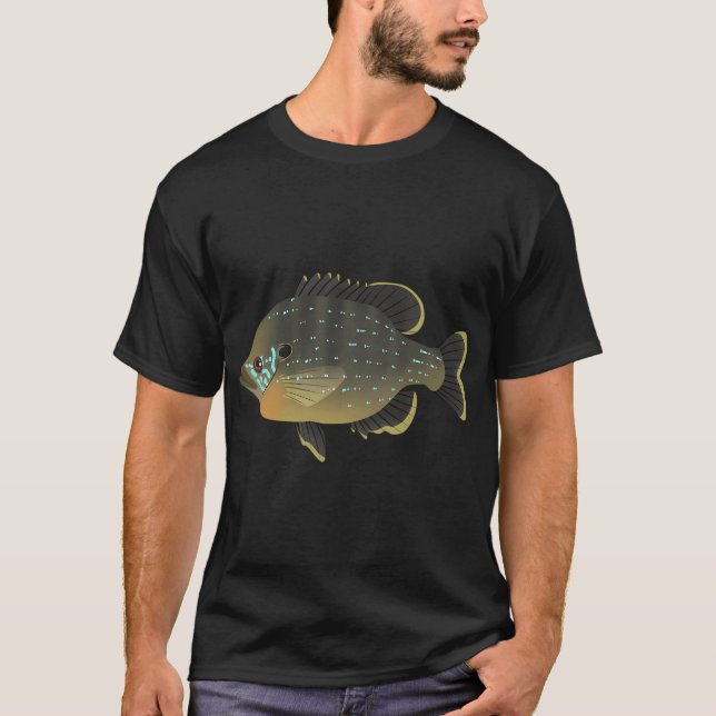 Camiseta Perca-sol (L. cyanellus) (Frente)