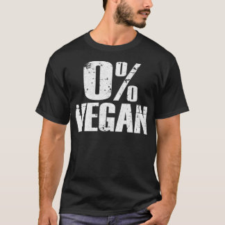Camiseta Percentual Zero de CHURRASCO Vegan Barbeque Grilin