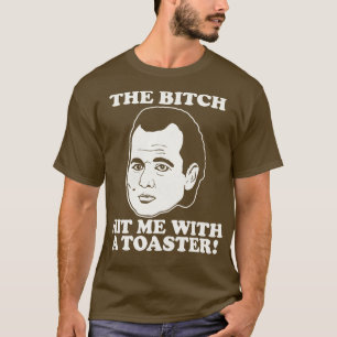 Camiseta Percorra-me com uma citação de torradeira 1