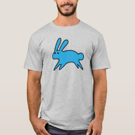 Camiseta Percorrendo Pequeno Coelhinho Azul