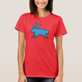 Camiseta Percorrendo Pequeno Coelhinho Azul