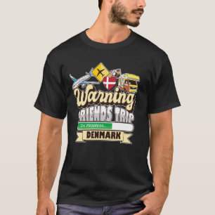 Camiseta Percurso de Amigos em Andamento na Dinamarca Viage