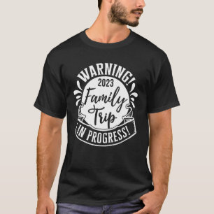 Camiseta Percurso Familiar de Aviso em Curso Férias 2023 Re