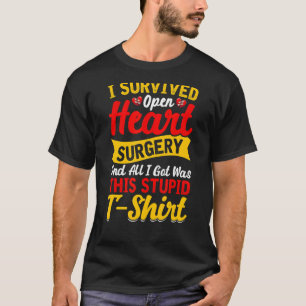 Camiseta Percurso Sobrevivente de Cirurgia Cardíaca Aberta 