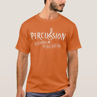 Camiseta Percussão Engraçada Presentes de Bateria Engraçado