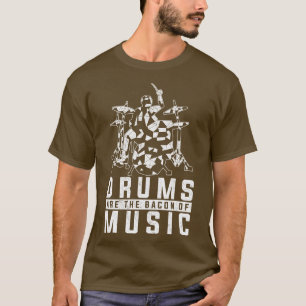 Camiseta Percussion Music Lover Gift Rock Musical Drums
