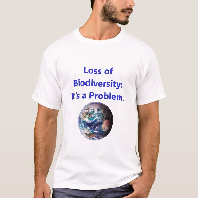 Camiseta Perda de biodiversidade - É um problema (Frente)