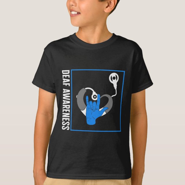 Camiseta Perda de Consciência Implante Coclear Surdo Asl Au (Frente)
